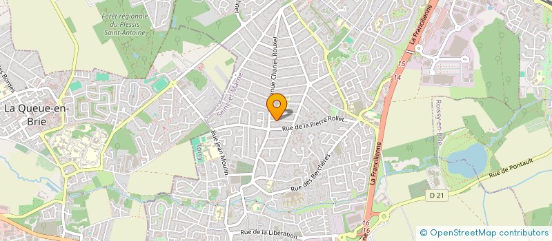 localisation de l'entreprise AQUISOLS à PONTAULT-COMBAULT