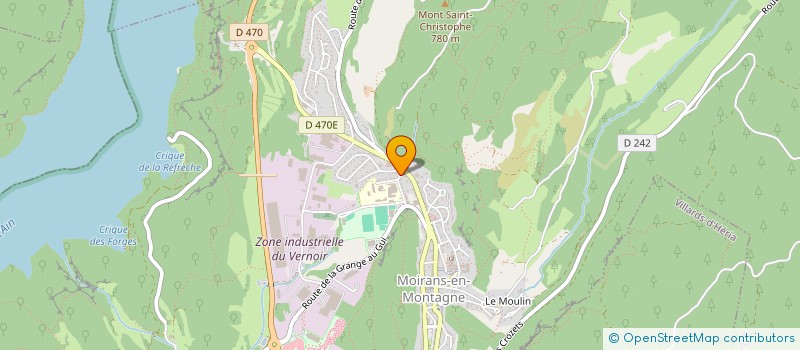 localisation de l'entreprise AQUISTAPACE POMPAGE à MOIRANS-EN-MONTAGNE