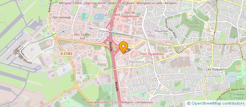 localisation de l'entreprise AQUISYS à MERIGNAC