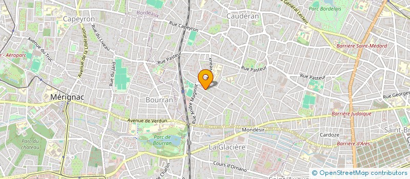 localisation de l'entreprise AQUIT'HAB à BORDEAUX