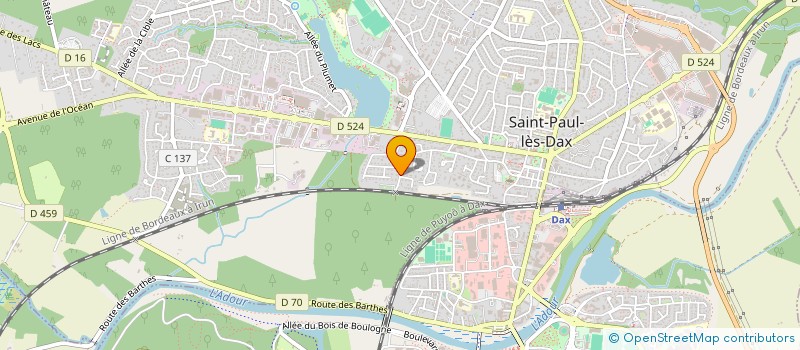 localisation de l'entreprise AQUIT N' SPORT à MEES