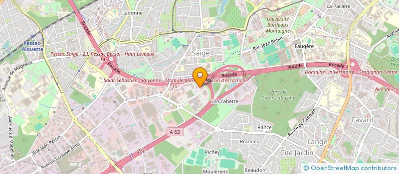 localisation de l'entreprise AQUIT'PERF  PESSAC