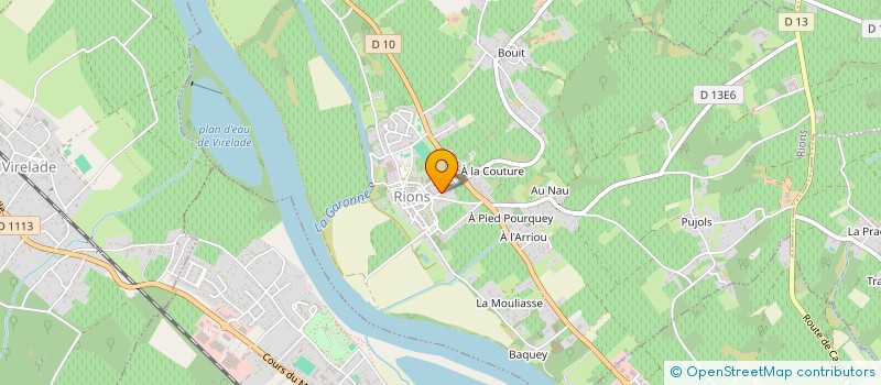 localisation de l'entreprise AQUITA  RIONS