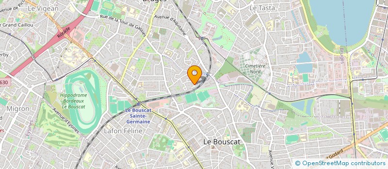 localisation de l'entreprise AQUITAES à BRUGES