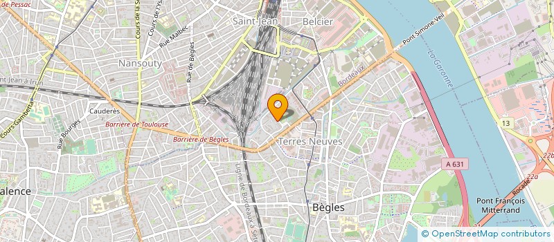 localisation de l'entreprise AQUITAINE 33 - RSM  BORDEAUX