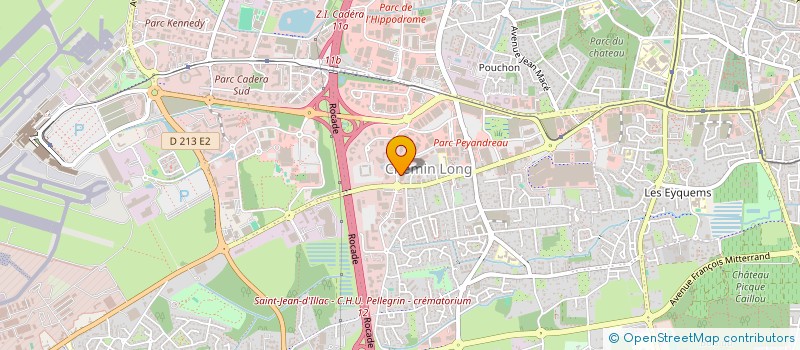 localisation de l'entreprise AQUITAINE ADER  MERIGNAC