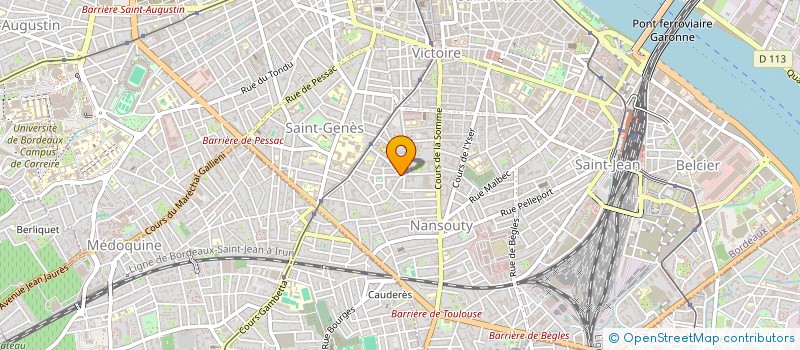 localisation de l'entreprise AQUITAINE AFRIQUE INITIATIVES  BORDEAUX