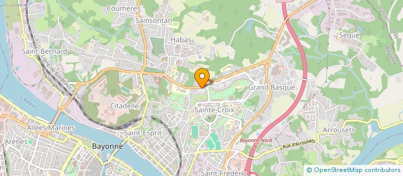 localisation de l'entreprise AQUITAINE AGENCEMENT à BAYONNE