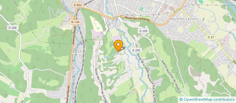 localisation de l'entreprise AQUITAINE AMENAGEMENT  GELOS