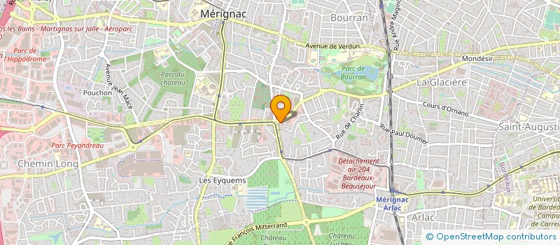 localisation de l'entreprise AQUITAINE AMEUBLEMENT à MERIGNAC