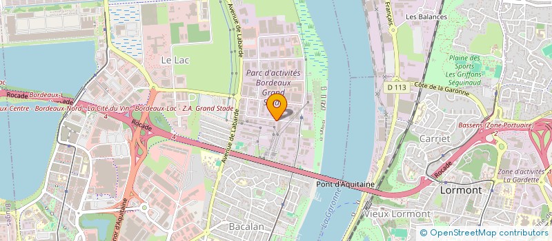localisation de l'entreprise AQUITAINE AUDIO à BORDEAUX