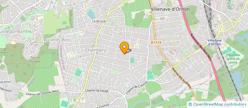 localisation de l'entreprise AQUITAINE BATI ETUDES  VILLENAVE-D'ORNON