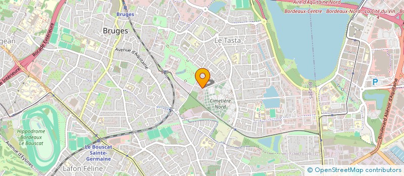 localisation de l'entreprise AQUITAINE BERLINE TRANSPORT ET TOURISME  BRUGES