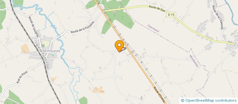 localisation de l'entreprise AQUITAINE BERNARDI PEINTURE  MIMBASTE