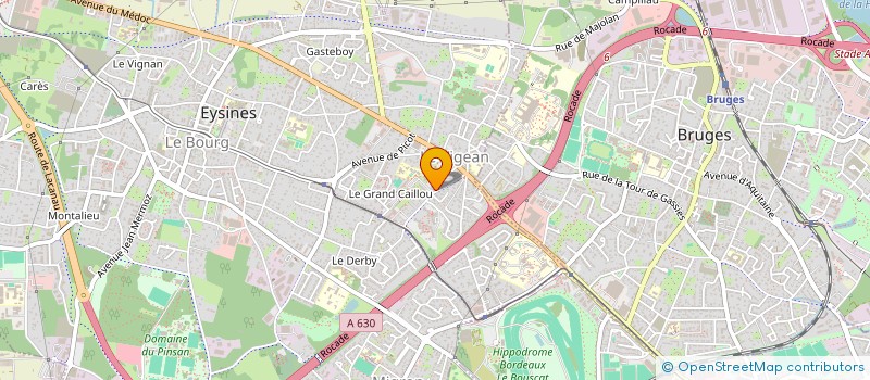 localisation de l'entreprise AQUITAINE BIABOU OUEST à EYSINES