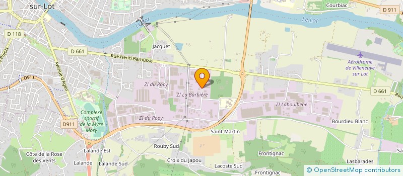 localisation de l'entreprise AQUITAINE BIOLOGIE à VILLENEUVE-SUR-LOT