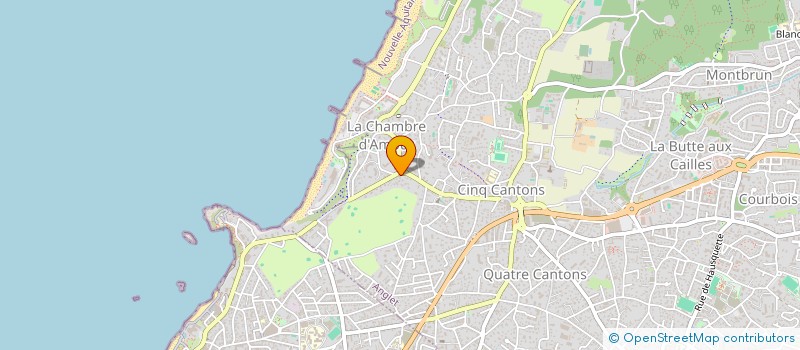 localisation de l'entreprise AQUITAINE BIOMASSE à ANGLET
