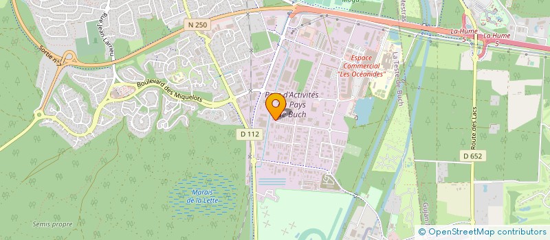 localisation de l'entreprise AQUITAINE BTP à LA TESTE-DE-BUCH
