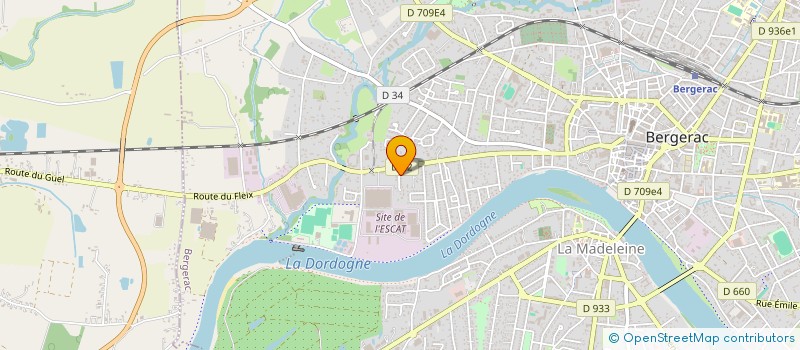 localisation de l'entreprise AQUITAINE BURO CONSEIL à BERGERAC