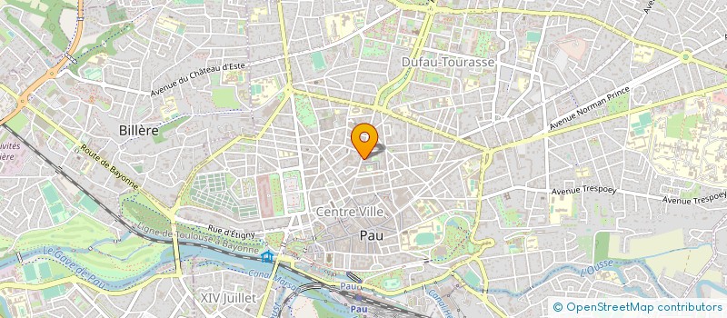 localisation de l'entreprise AQUITAINE CARNOT à PAU