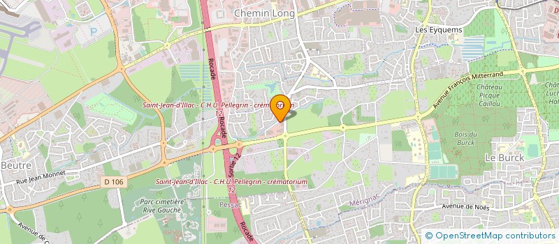 localisation de l'entreprise AQUITAINE CERAMIQUE  BRUGES