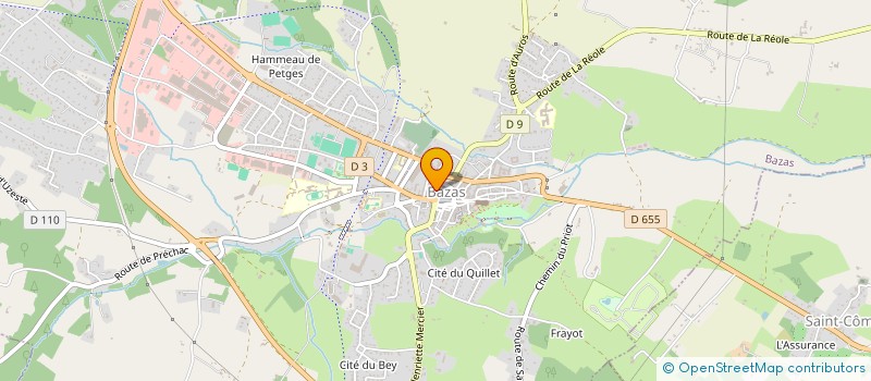 localisation de l'entreprise AQUITAINE CLES EN MAINS  BAZAS