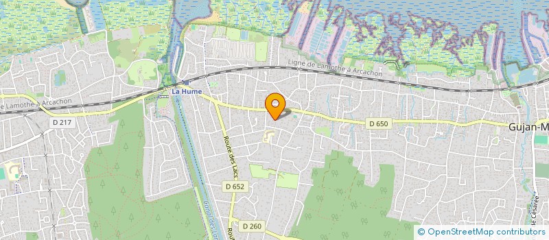 localisation de l'entreprise AQUITAINE CLIMATISATION DAGORNE CHRISTOPHE  GUJAN-MESTRAS