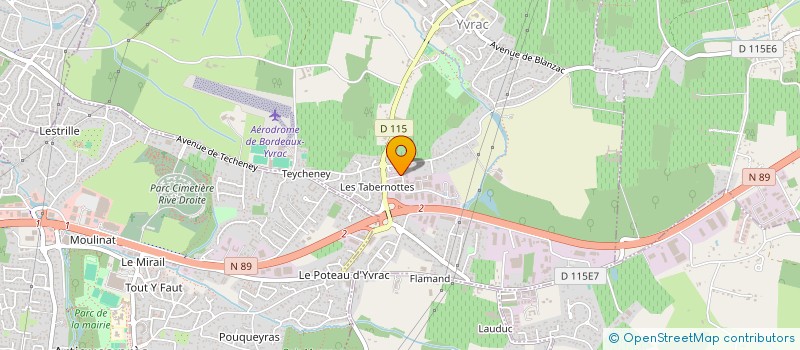 localisation de l'entreprise AQUITAINE CONCEPTION MAINTENANCE INDUSTRIELLE AGROALIMENTAIRE  YVRAC