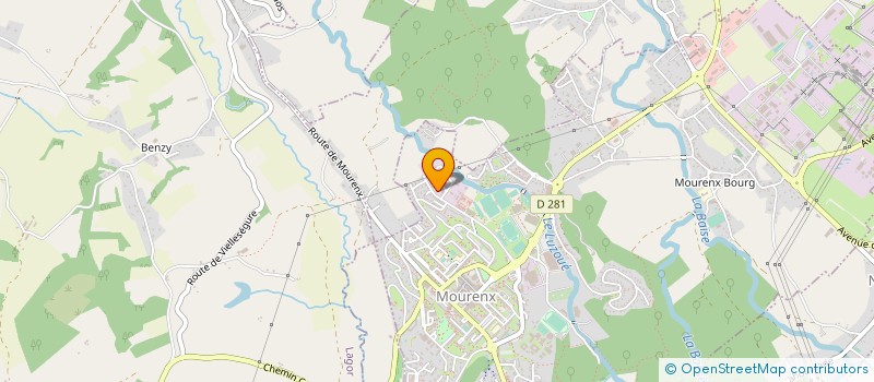 localisation de l'entreprise AQUITAINE CONFORT RENOVATION  MOURENX