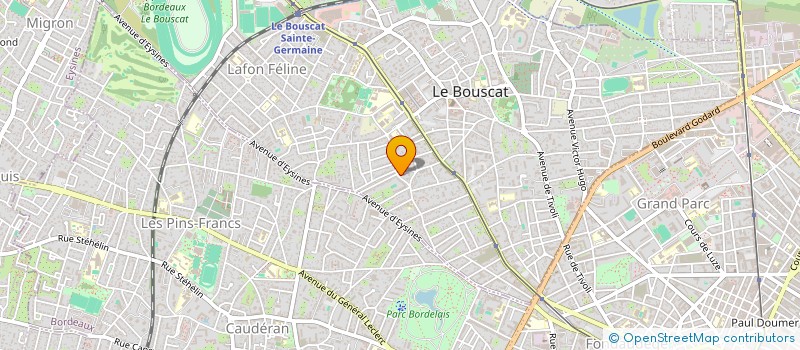 localisation de l'entreprise AQUITAINE CONSEIL  LE BOUSCAT