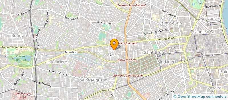 localisation de l'entreprise AQUITAINE CONSEILS CONTROLES & EXPERTISE à BORDEAUX