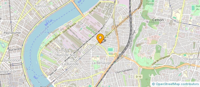 localisation de l'entreprise AQUITAINE CONSOMMABLES INFORMATIQUE à BORDEAUX