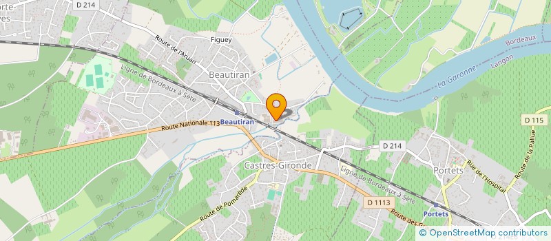 localisation de l'entreprise AQUITAINE CONSTRUCTION REHABILITATION RENOVATION  BEAUTIRAN