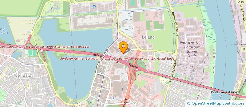 localisation de l'entreprise AQUITAINE CONSTRUCTIONS  BORDEAUX