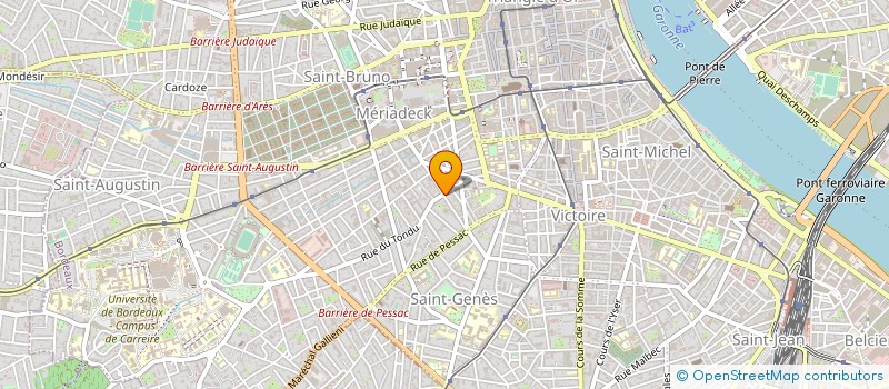localisation de l'entreprise AQUITAINE CONTACTS à BORDEAUX