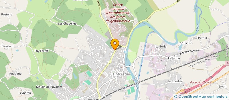 localisation de l'entreprise AQUITAINE CONTROLE à SAINT-ASTIER