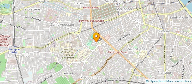 localisation de l'entreprise AQUITAINE COURTAGE ASSURANCES à BORDEAUX