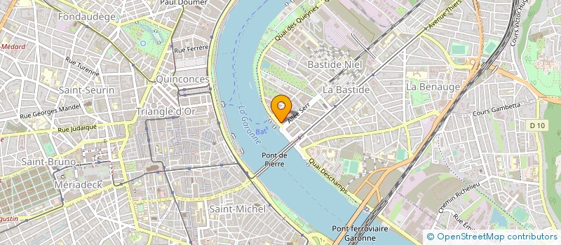 localisation de l'entreprise AQUITAINE CROISIERES à BORDEAUX