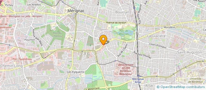 localisation de l'entreprise AQUITAINE CUISINES DIFFUSION  MERIGNAC