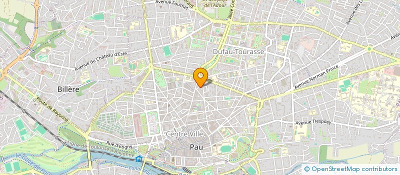 localisation de l'entreprise AQUITAINE DE COMMUNICATION à PAU