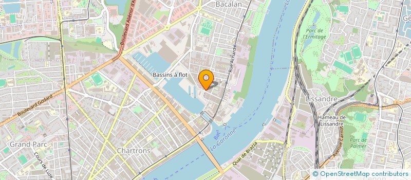 localisation de l'entreprise AQUITAINE DECOUPE LASER SERVICES à BORDEAUX