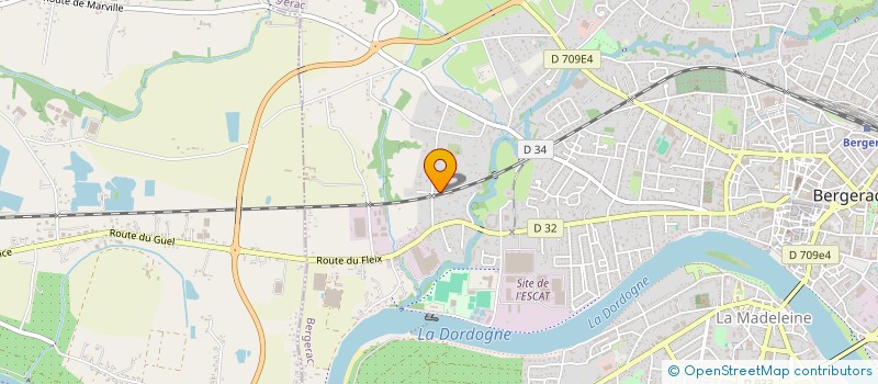 localisation de l'entreprise AQUITAINE DEPOSE D'ASCENSEURS à BERGERAC