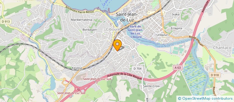 localisation de l'entreprise AQUITAINE DESTRUCTION NUISIBLES à CIBOURE