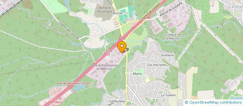 localisation de l'entreprise AQUITAINE DEVELOPPEMENT SERVICES à CESTAS