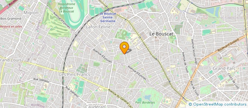 localisation de l'entreprise AQUITAINE DIAGNOSTICS HABITAT  BRUGES