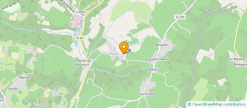 localisation de l'entreprise AQUITAINE DISTRIBUTION GRAPHIQUE  HAUX