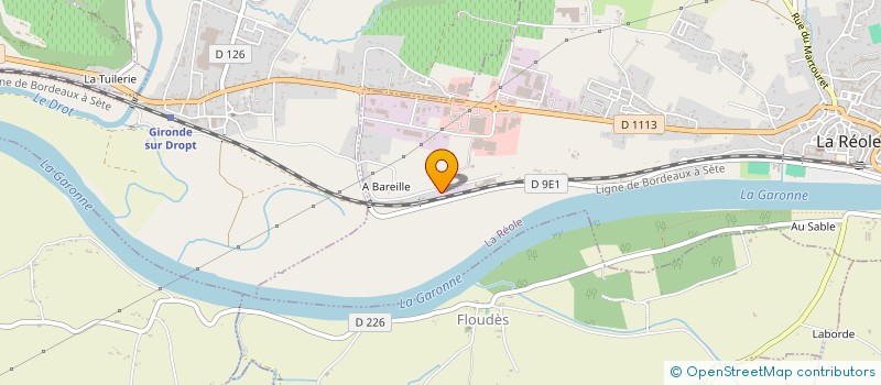 localisation de l'entreprise AQUITAINE ECO SARMENTS  LA REOLE