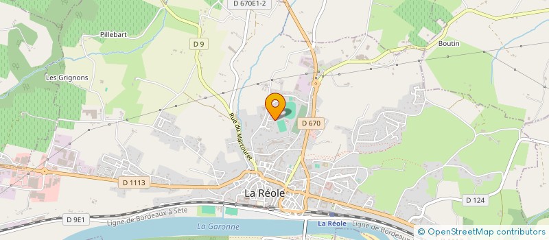 localisation de l'entreprise AQUITAINE ELECTRICITE CLIMATISATION PLOMBERIE  LA REOLE