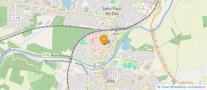 localisation de l'entreprise AQUITAINE ELECTRON LIBRE à TETHIEU
