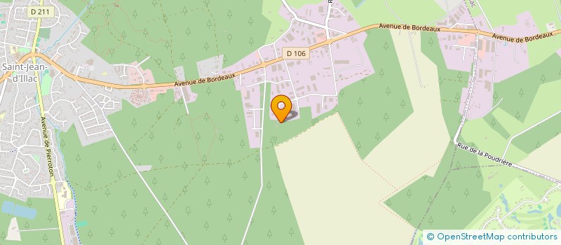 localisation de l'entreprise AQUITAINE ENERGIE EXPLOITATION FORESTIERE à SAINT-JEAN-D'ILLAC